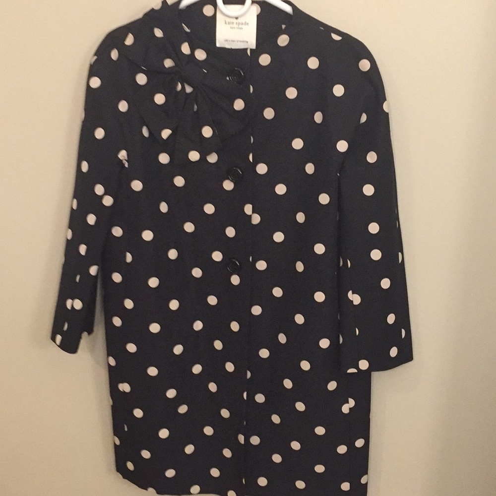 Kate Spade Polka Dot Coat!